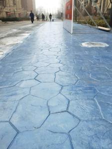 How to make colored molded flooring